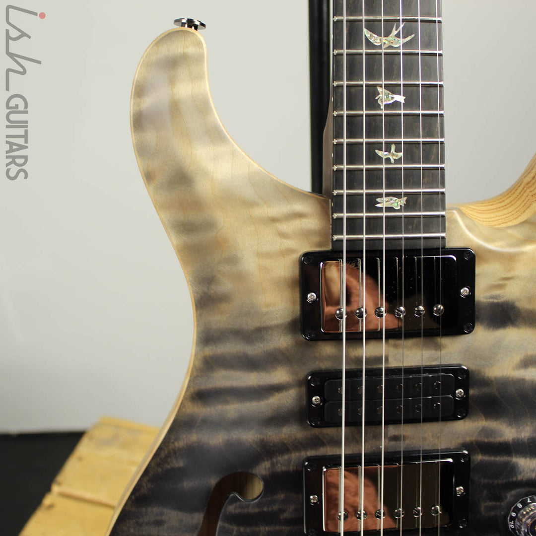 2019 Paul Reed Smith PRS Wood Library Semi-Hollow Special 22 Grey Black Fade