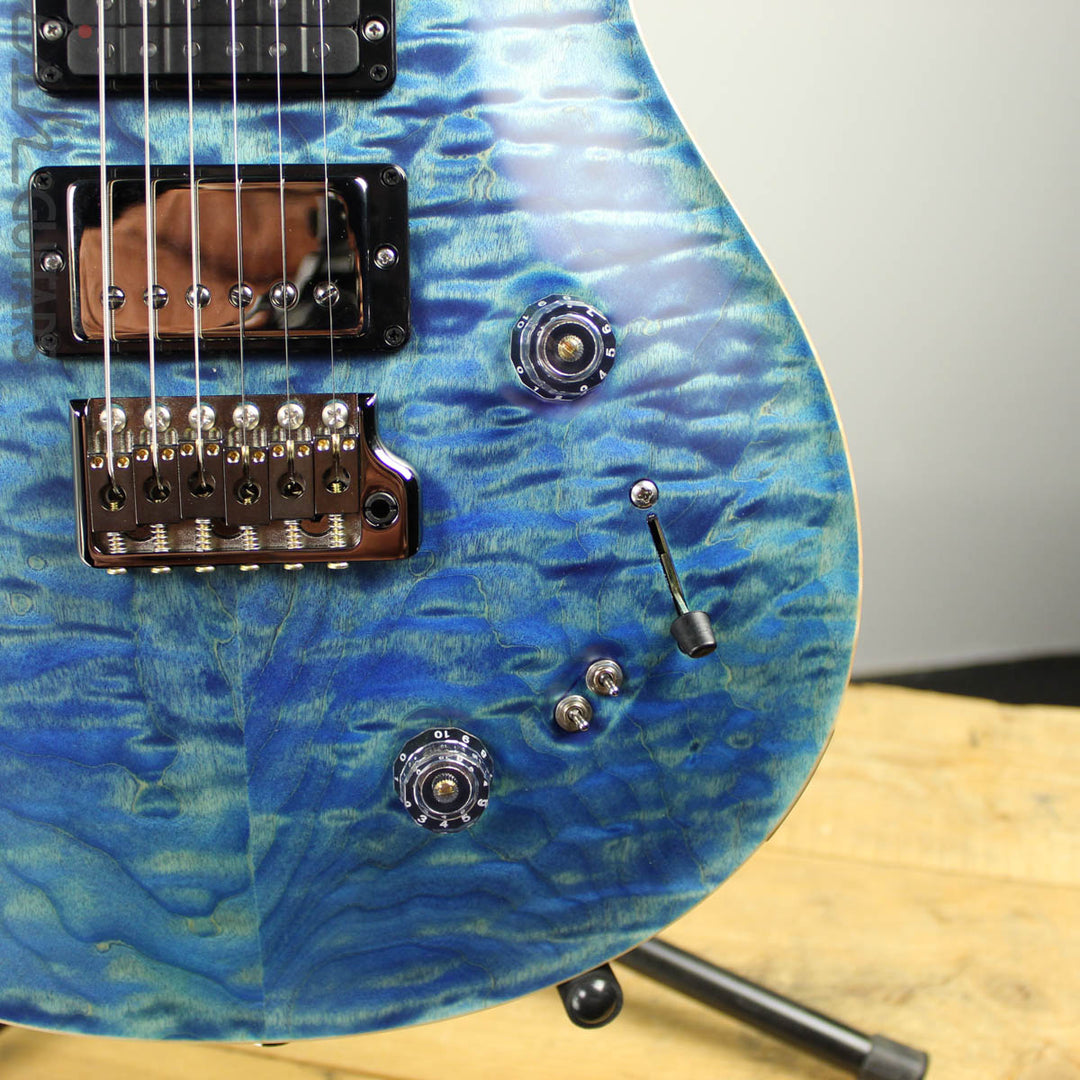 2019 Paul Reed Smith PRS Wood Library Special 22 Semi-Hollow 10 Top Aquableux Satin