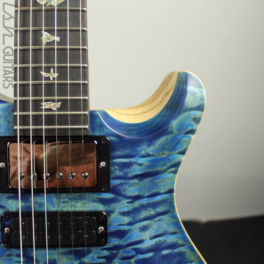 2019 Paul Reed Smith PRS Wood Library Special 22 Semi-Hollow 10 Top Aquableux Satin