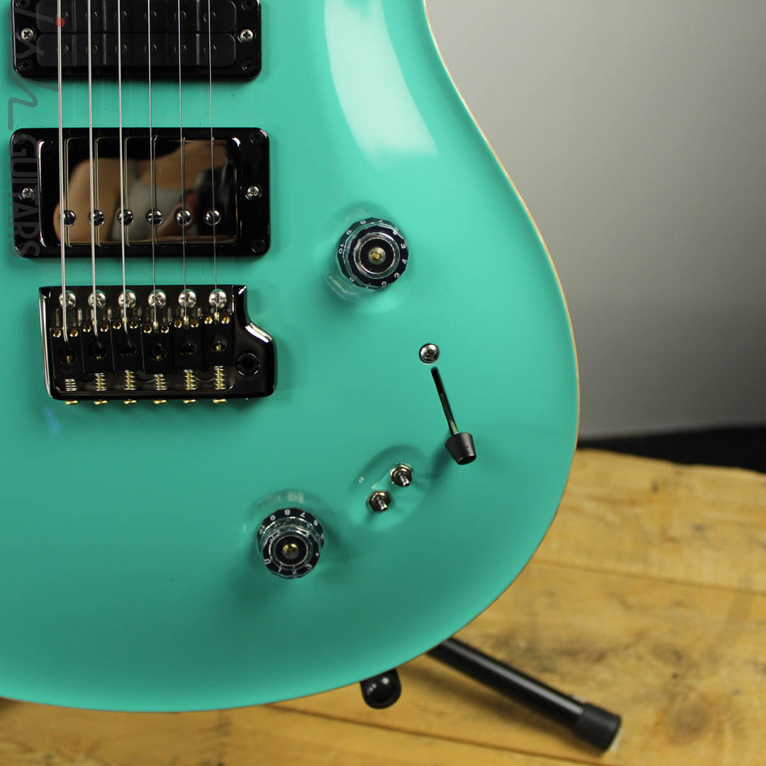 PRS Wood Library Special 22 Semi-Hollow Opaque Seafoam Green