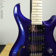 2019 PRS Wood Library Special 22 Semi-Hollow Royal Blue Metallic
