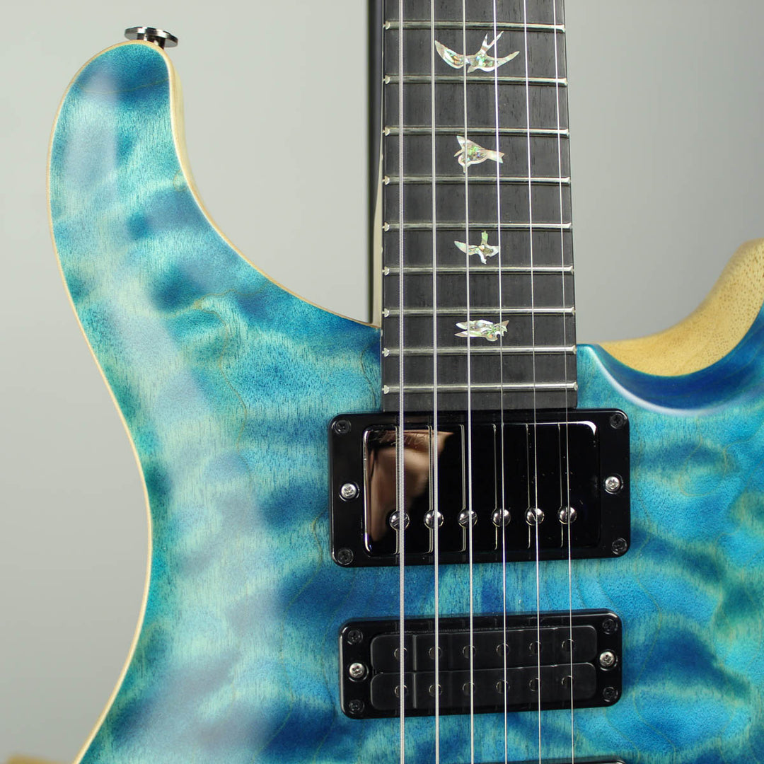 2019 PRS Wood Library Special 22 Aquabluex Satin