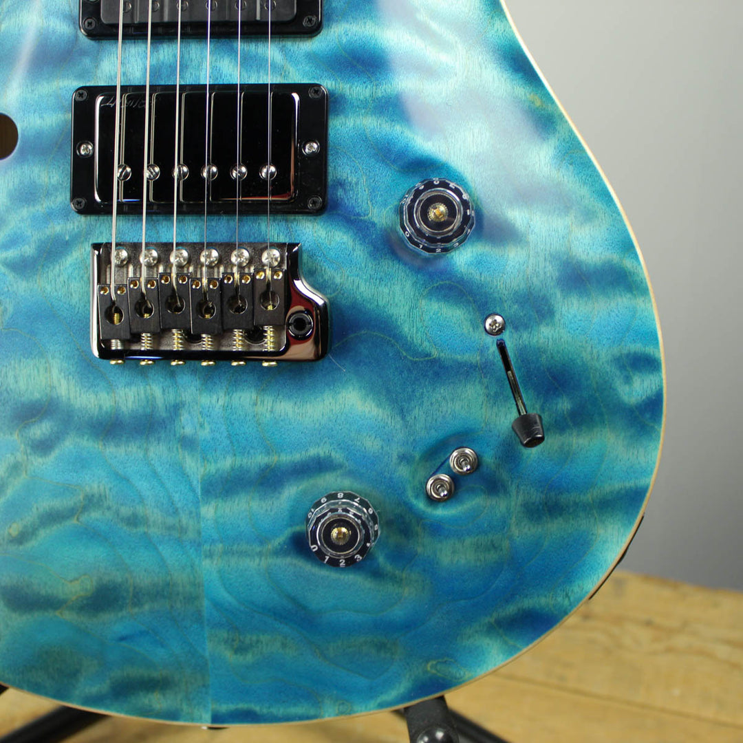 2019 PRS Wood Library Special 22 Aquabluex Satin