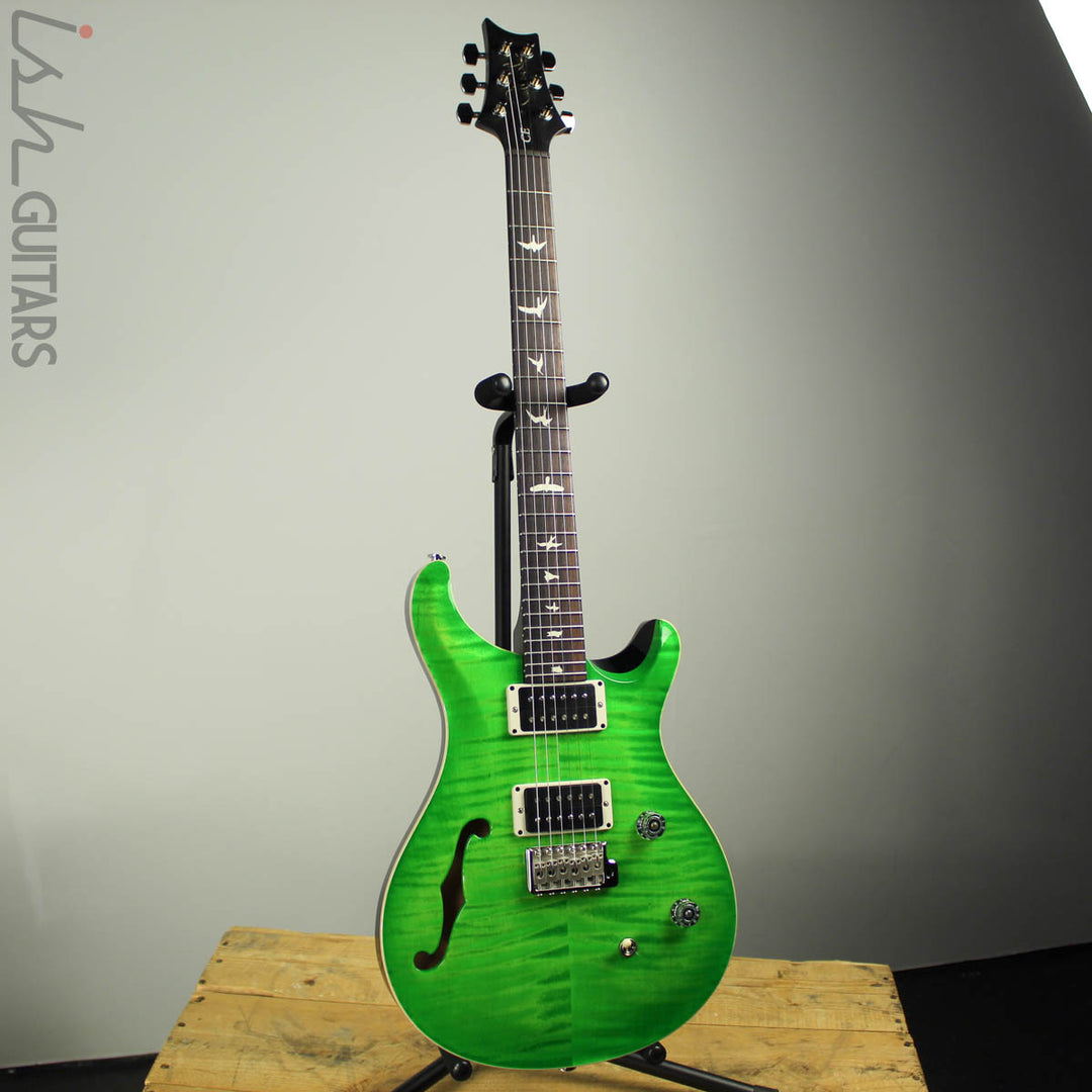 2019 PRS CE 24 Semi-Hollow Eriza Verde Custom Color Painted Neck