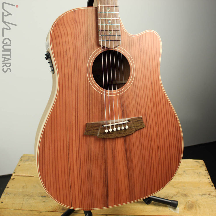Cole Clark Fat Lady 2 FL2EC-RDBL Redwood Blackwood B-Stock – Ish
