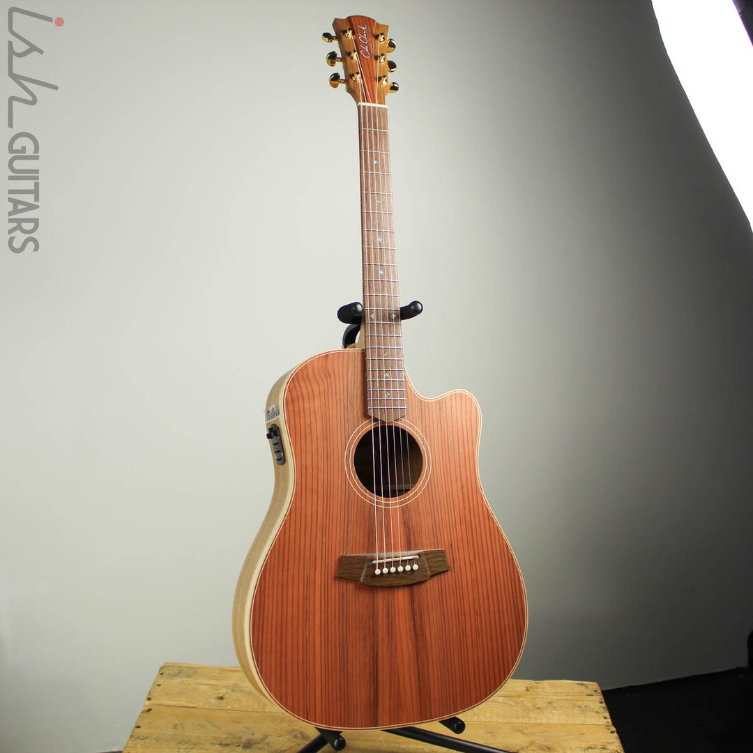 Cole Clark Fat Lady 2 FL2EC-RDBL Redwood Blackwood B-Stock