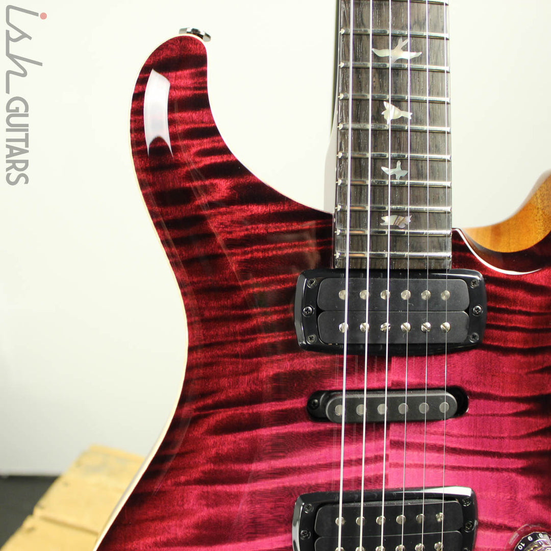 2019 PRS Modern Eagle V Private Stock Limited Raspberry Dragon&