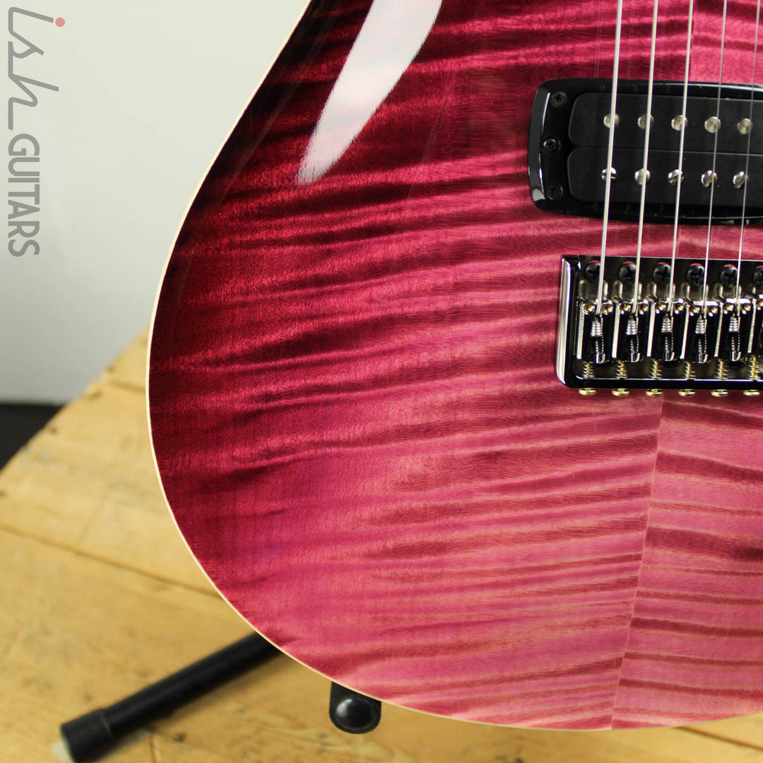2019 PRS Modern Eagle V Private Stock Limited Raspberry Dragon&