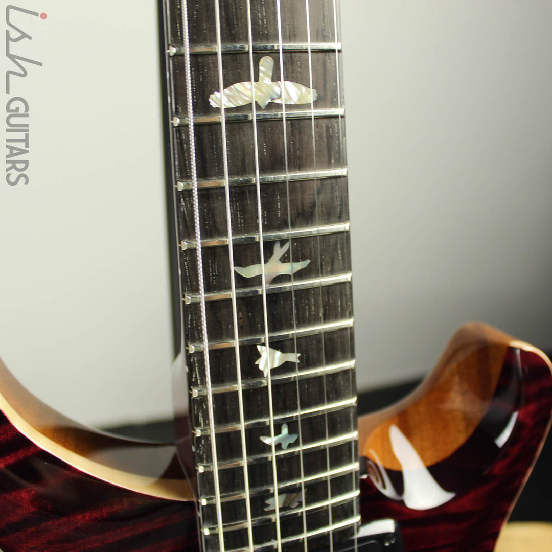 2019 PRS Modern Eagle V Private Stock Limited Raspberry Dragon&