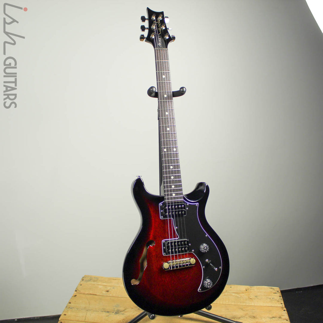 2019 PRS S2 Mira Semi-Hollow Vintage Cherry Smokeburst