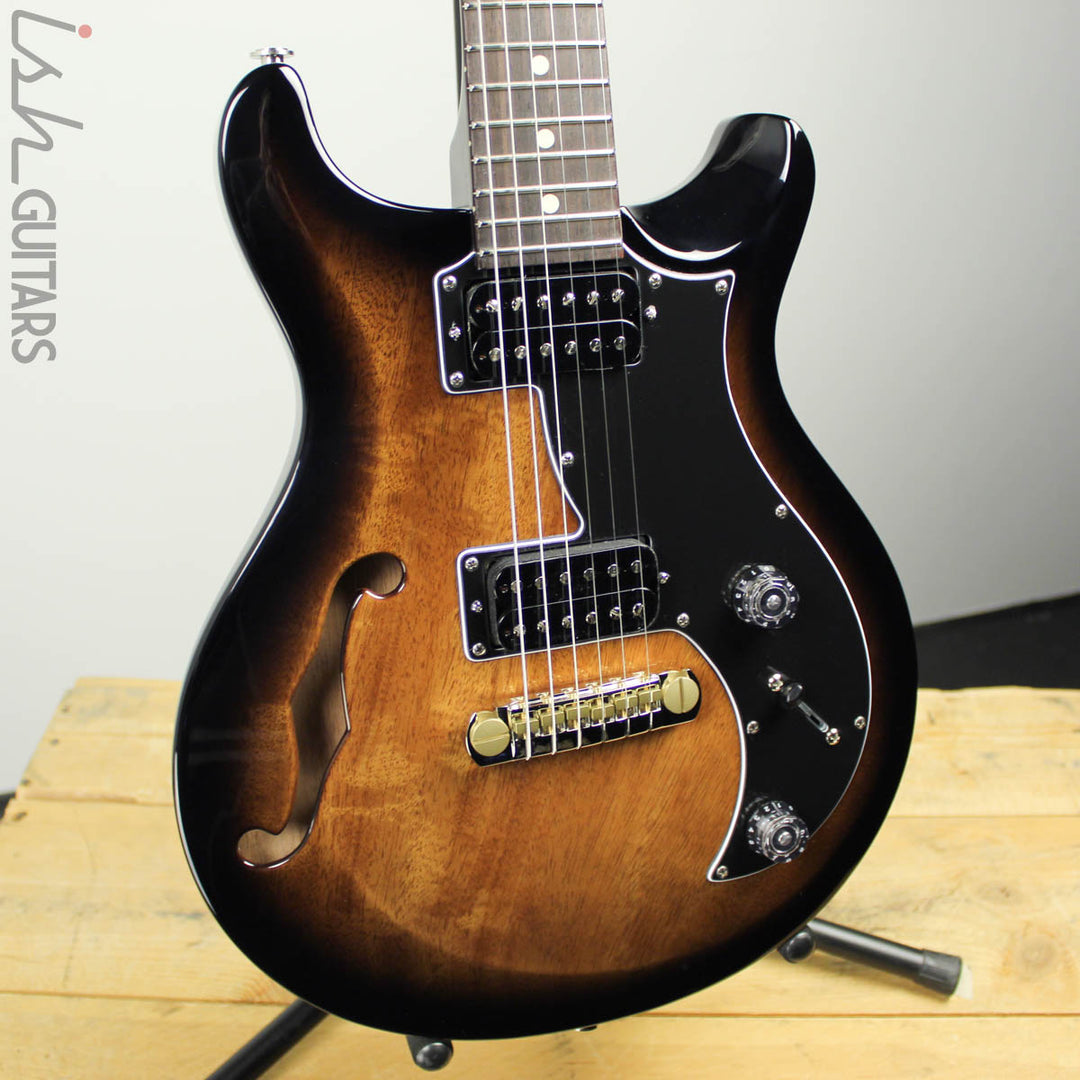 2019 PRS S2 Mira Semi-Hollow Amber Smokeburst – Ish Guitars