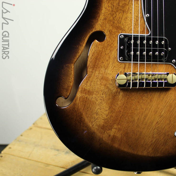 2019 PRS S2 Mira Semi-Hollow Amber Smokeburst