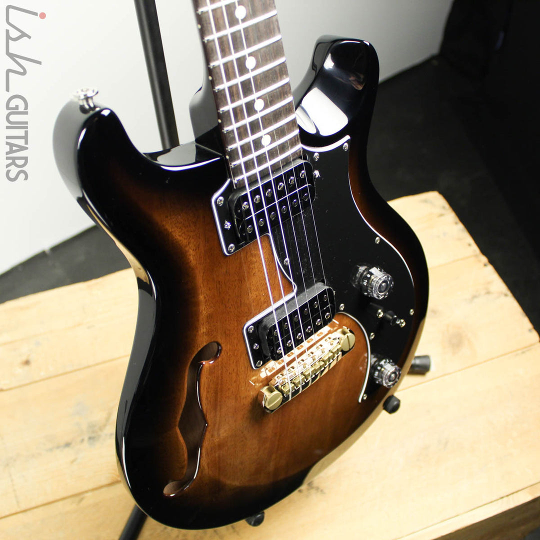 2019 PRS S2 Mira Semi-Hollow Amber Smokeburst – Ish Guitars