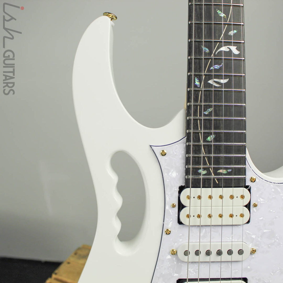 Ibanez Premium Steve Vai JEM7VP White