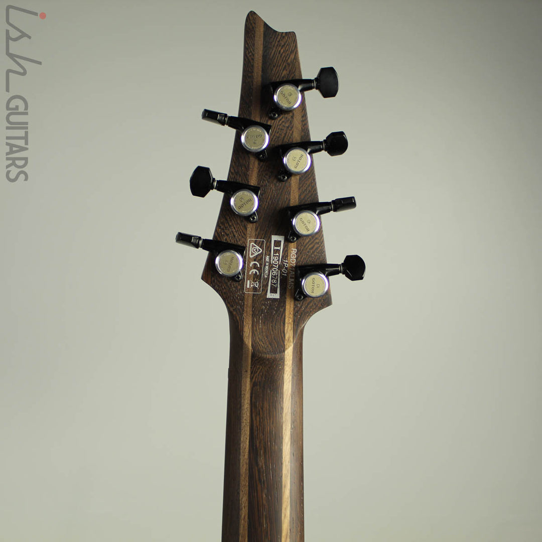 Ibanez Axion Label RGD71ALMS Black Aurora Burst Matte