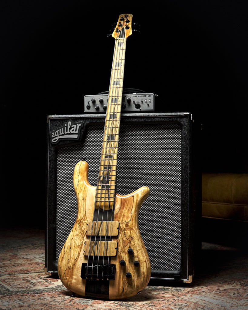 Spector USA Woodstock Custom Collection NS-5XL Rob Spalted Maple