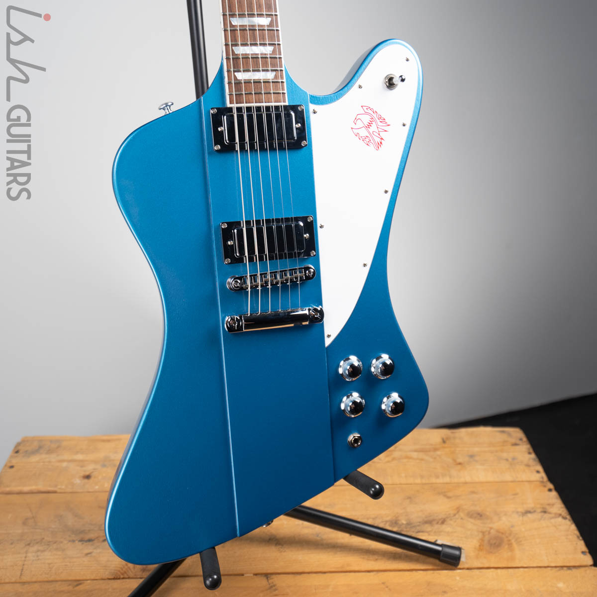 2017 Gibson Firebird HP High Performance Pelham Blue – Ish Guitars