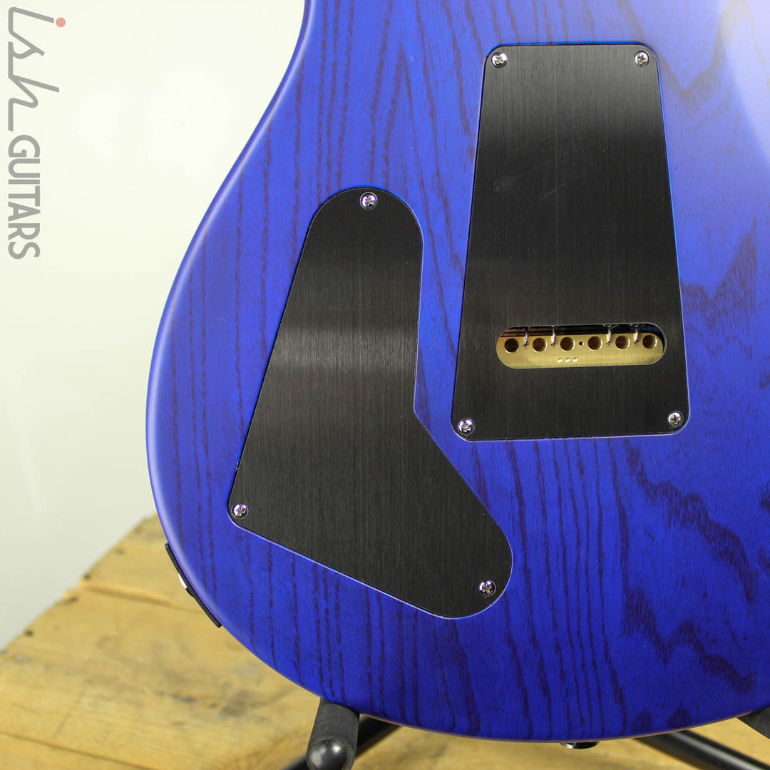 2020 Paul Reed Smith PRS Wood Library Special 22 Semi-Hollow Blue Green Satin Ash Rosewood Neck