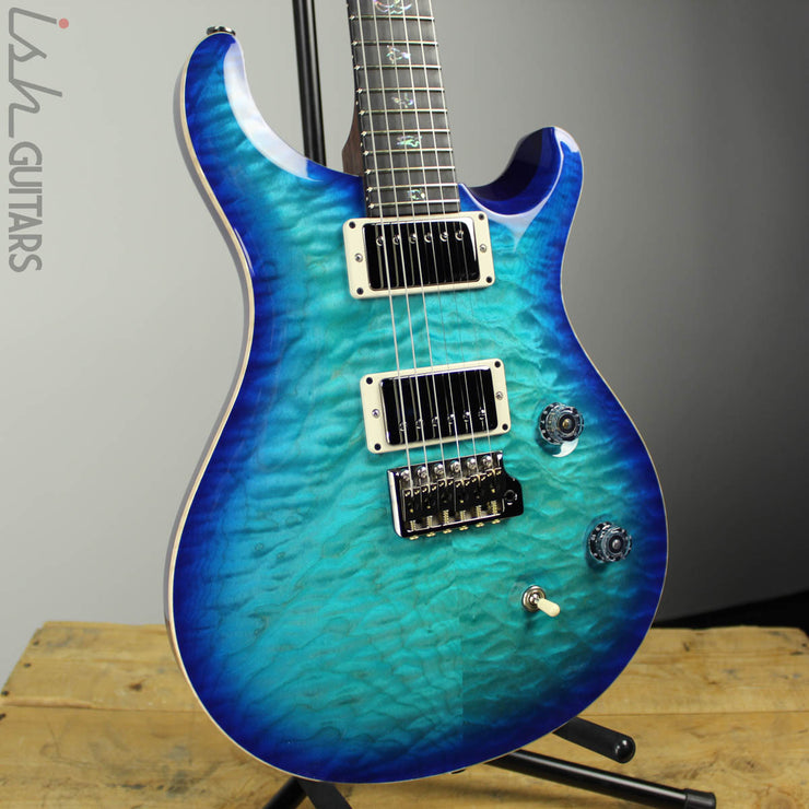 PRS Paul Reed Smith Custom 24 Wood Library Quilt Rosewood Neck Makena Blue