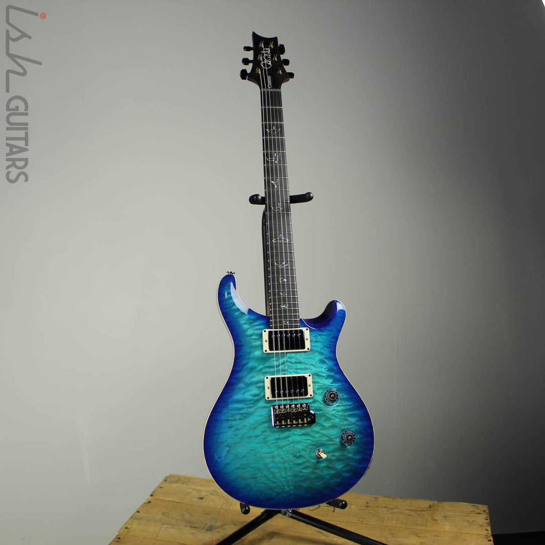 PRS Paul Reed Smith Custom 24 Wood Library Quilt Rosewood Neck Makena Blue