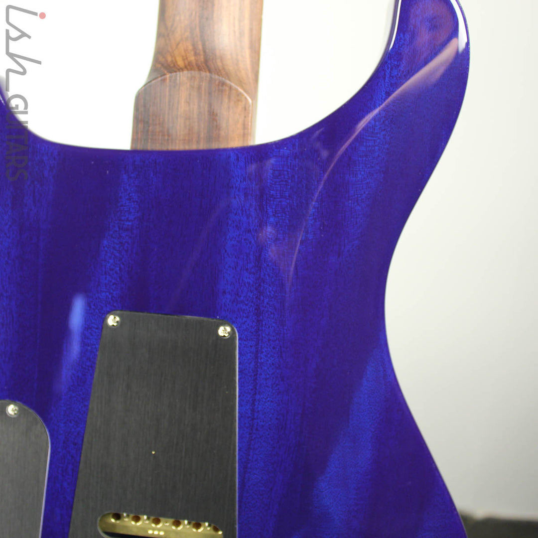 PRS Paul Reed Smith Custom 24 Wood Library Quilt Rosewood Neck Makena Blue