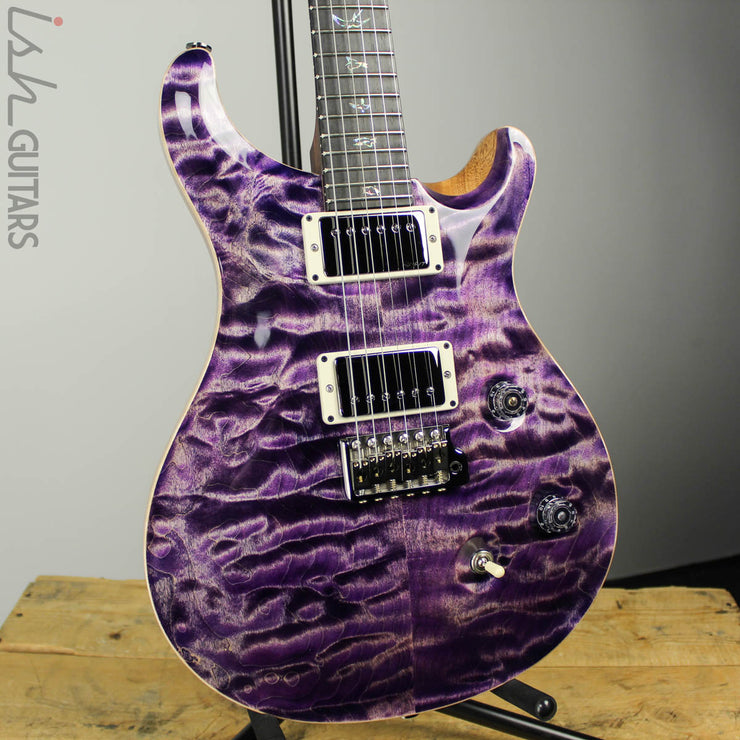 2020 Paul Reed Smith PRS Wood Library Custom 24 Faded Purple Quilt Rosewood Neck