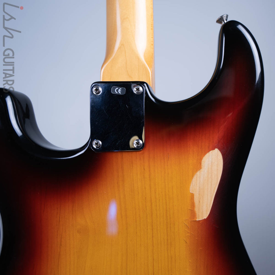 1996 Fender Robert Cray Signature Stratocaster Three Tone Sunburst