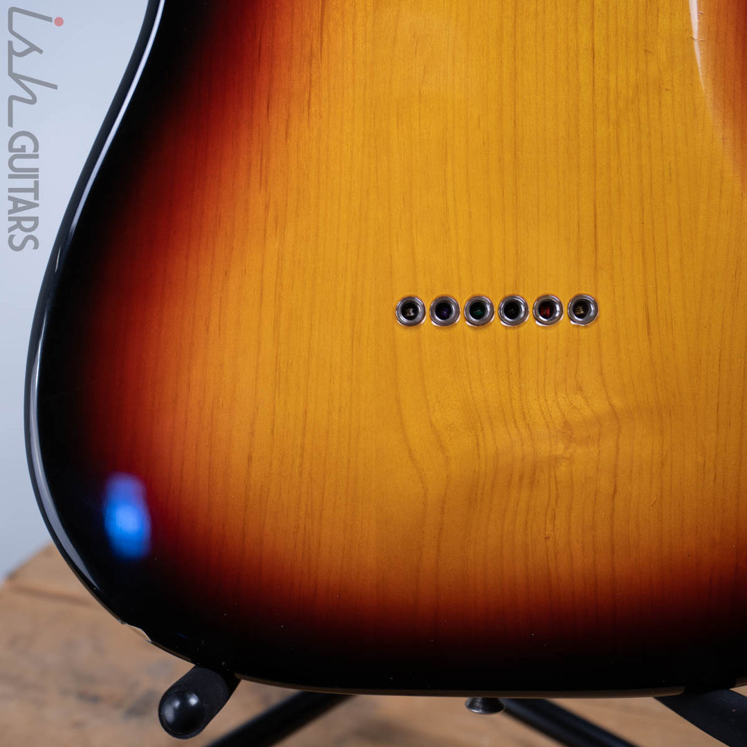 1996 Fender Robert Cray Signature Stratocaster Three Tone Sunburst