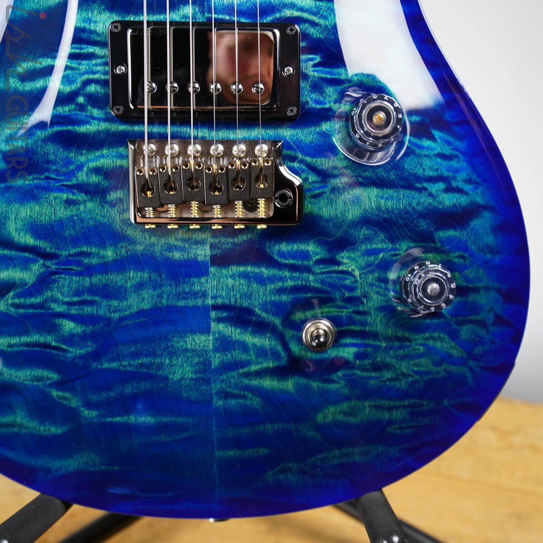2020 Paul Reed Smith PRS Wood Library Custom 24 River Blue Blueburst Rosewood Neck