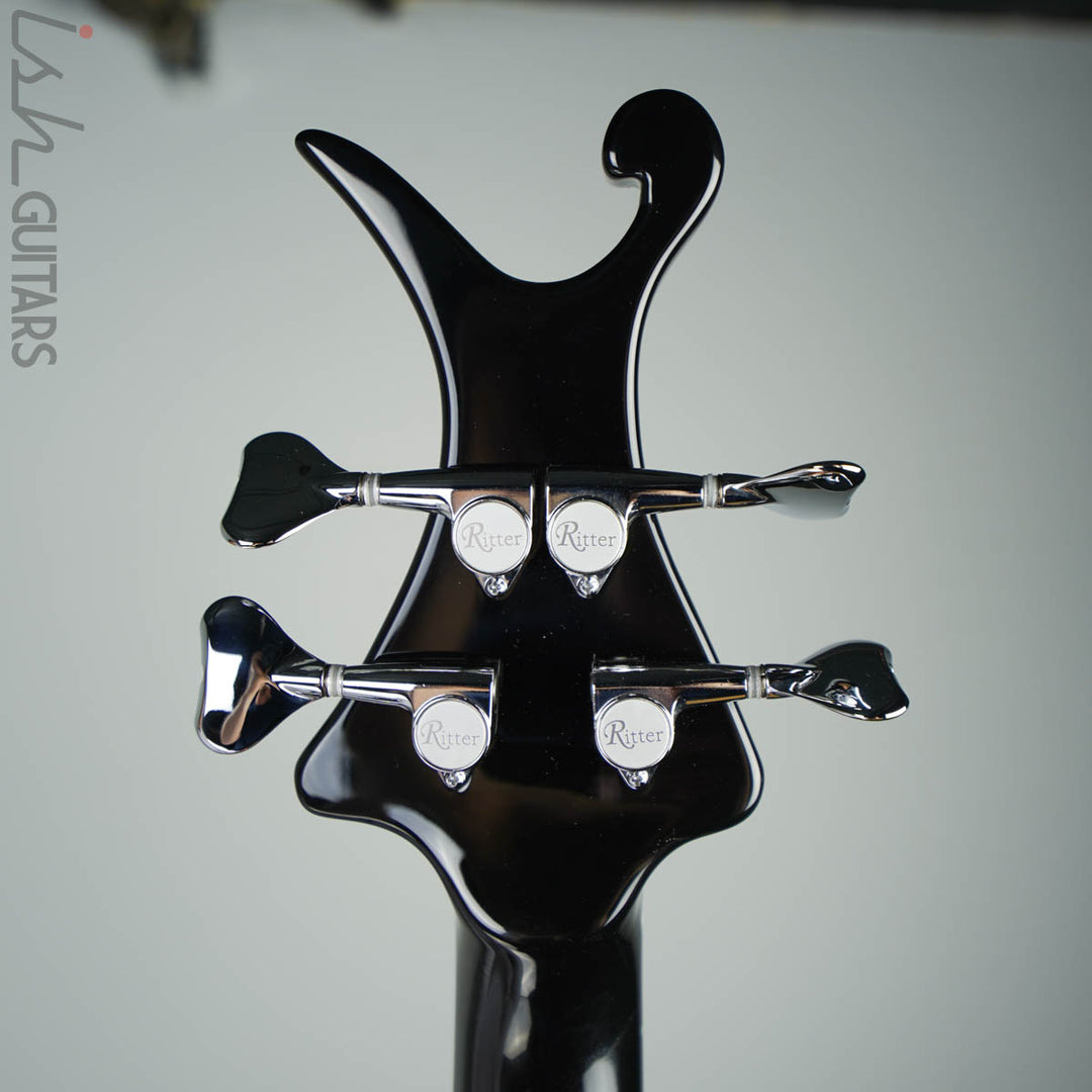 Ritter Raptor 4 String Bass Guitar Blue Yellow High Density Ply
