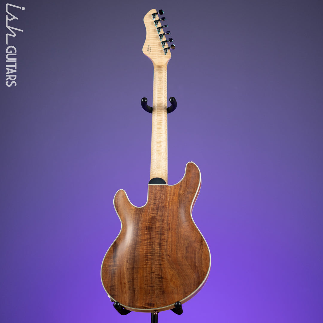 Bruton Universal Electric Archtop Guitar Natural