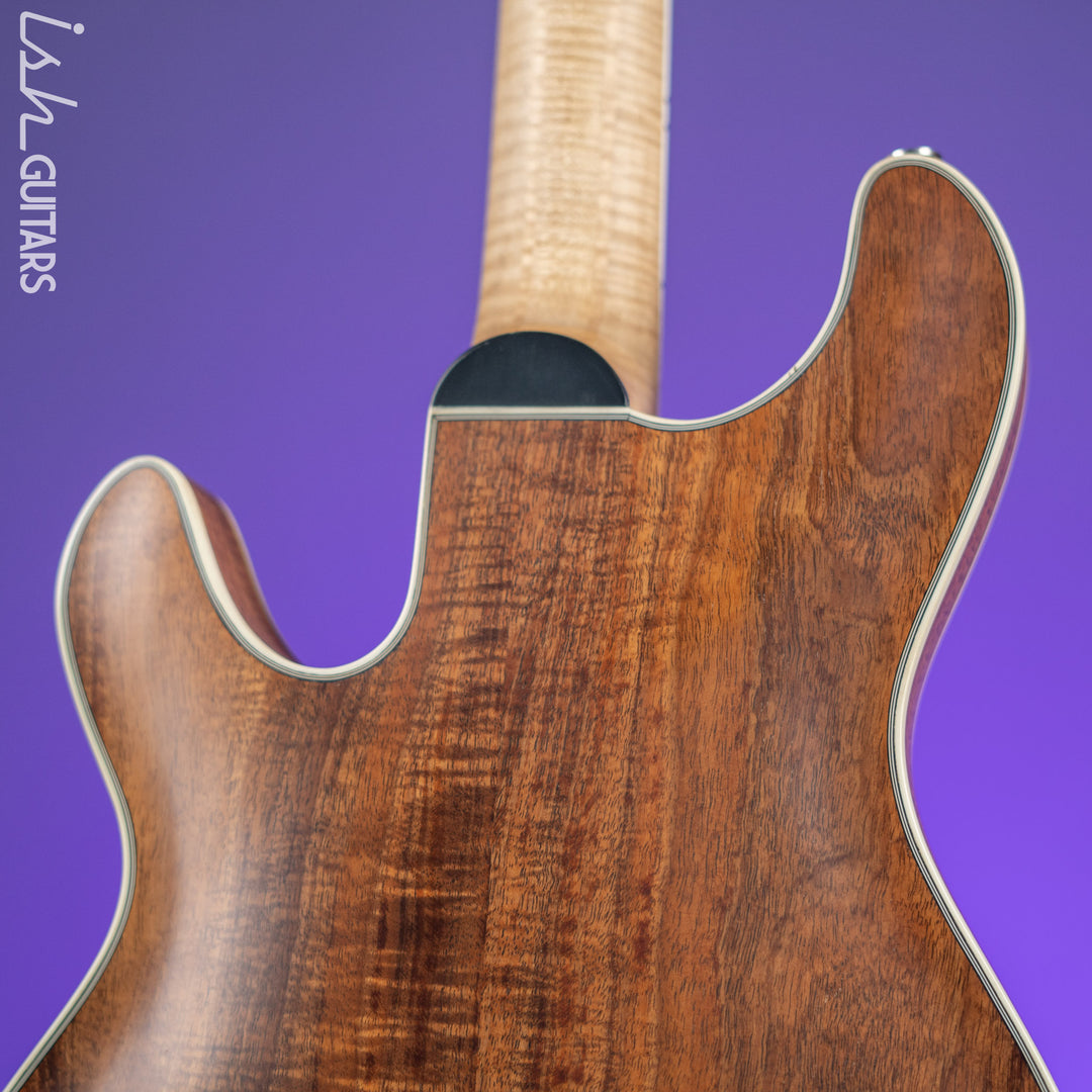Bruton Universal Electric Archtop Guitar Natural