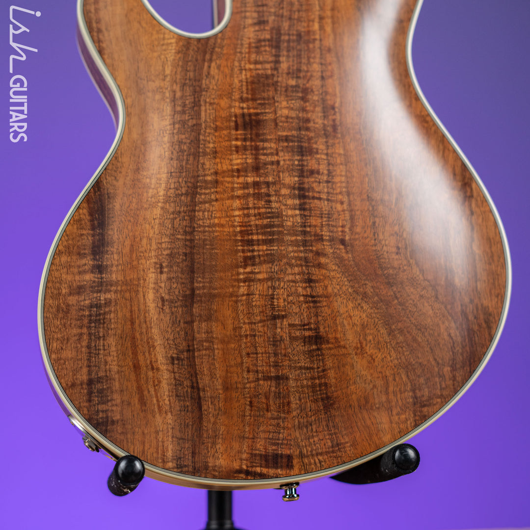 Bruton Universal Electric Archtop Guitar Natural