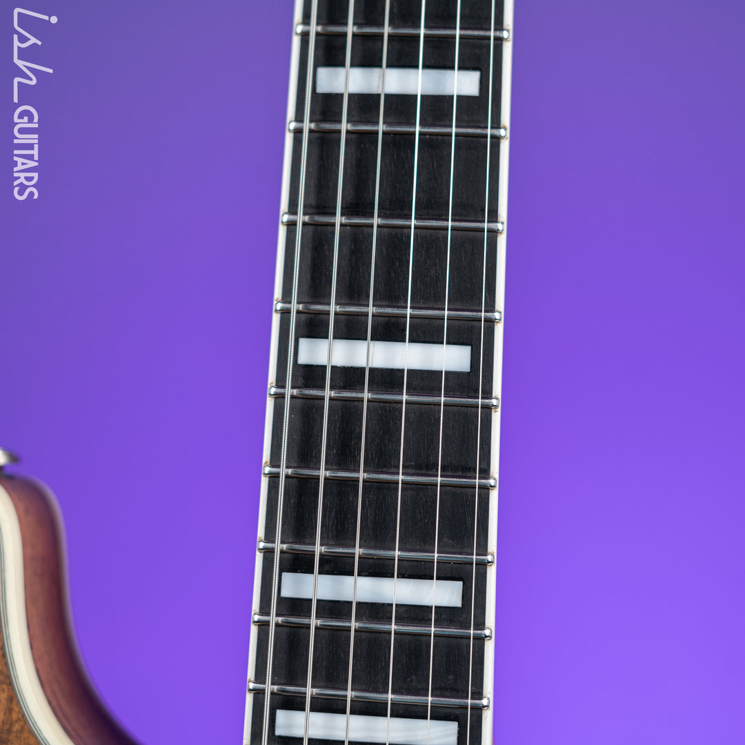 Bruton Universal Electric Archtop Guitar Natural