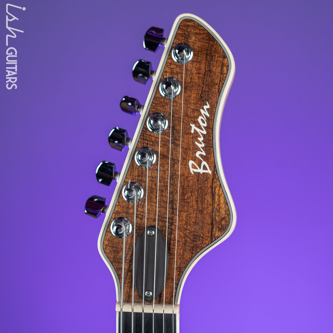 Bruton Universal Electric Archtop Guitar Natural