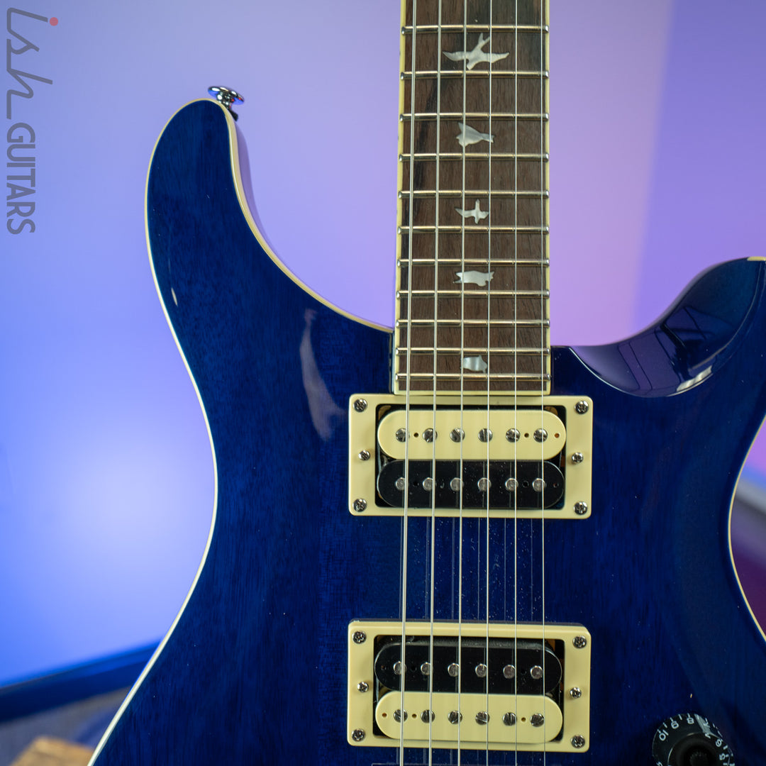 PRS SE Standard 24 Translucent Blue – Ish Guitars