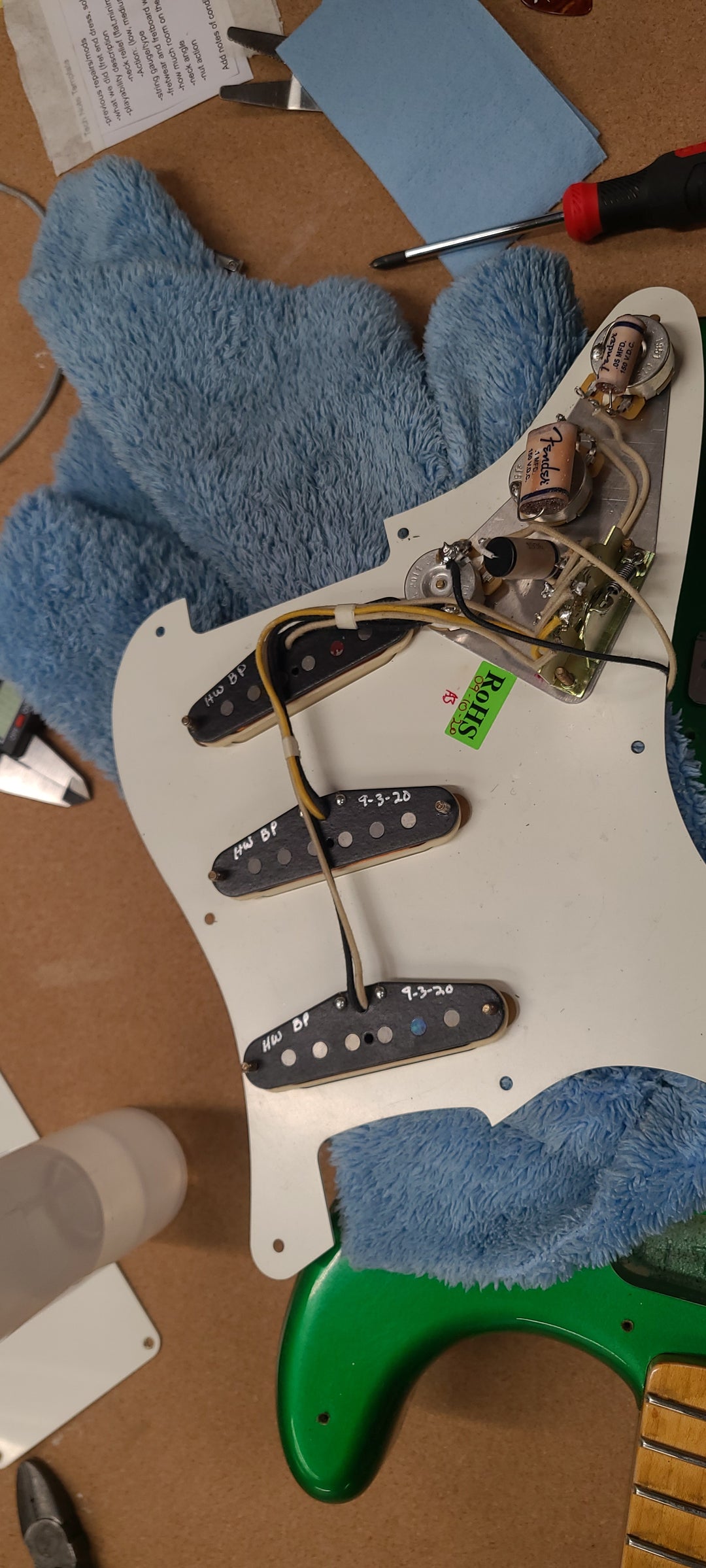2021 Fender LTD ‘58 Stratocaster Journeyman Candy Green Relic