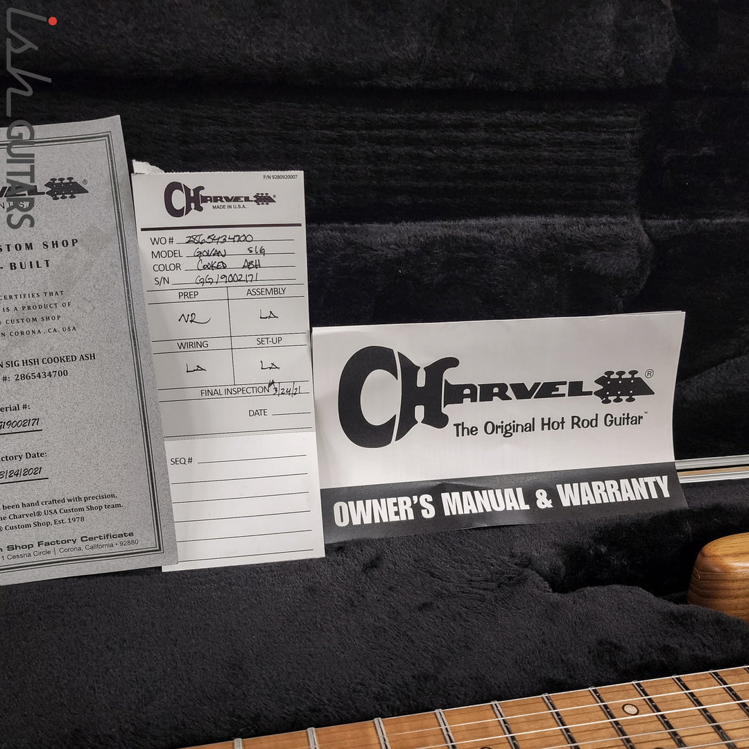 2021 Charvel Guthrie Govan Signature HSH Caramelized Ash