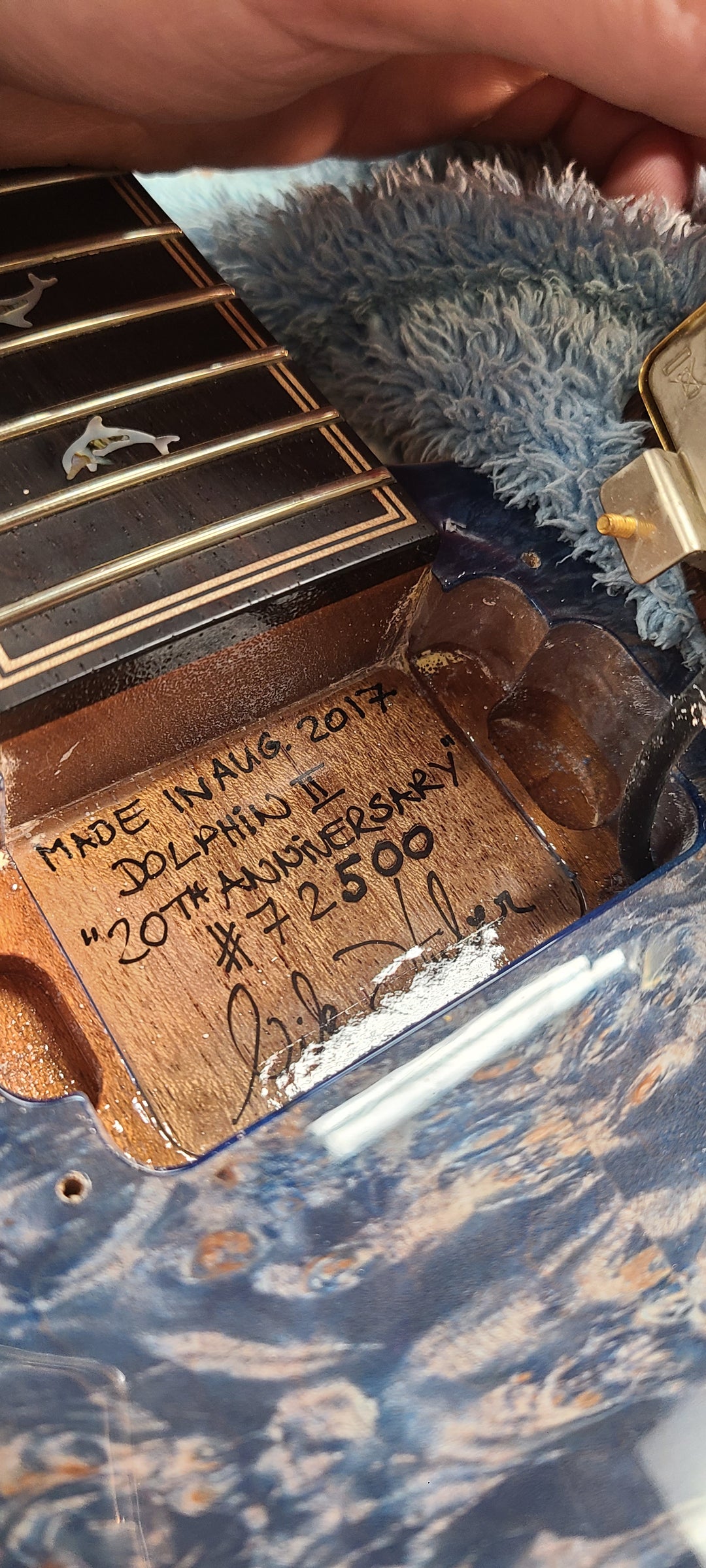 2017 Nik Huber Dolphin 20th Anniversary Prototype Starry Night Burst