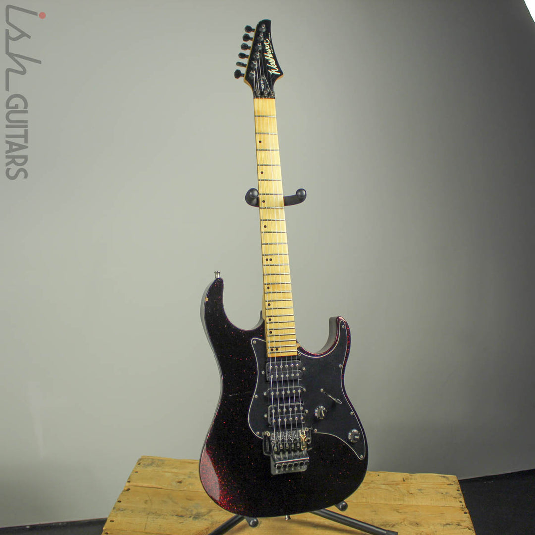 1990s Washburn MG-44 Black Cherry Sparkle