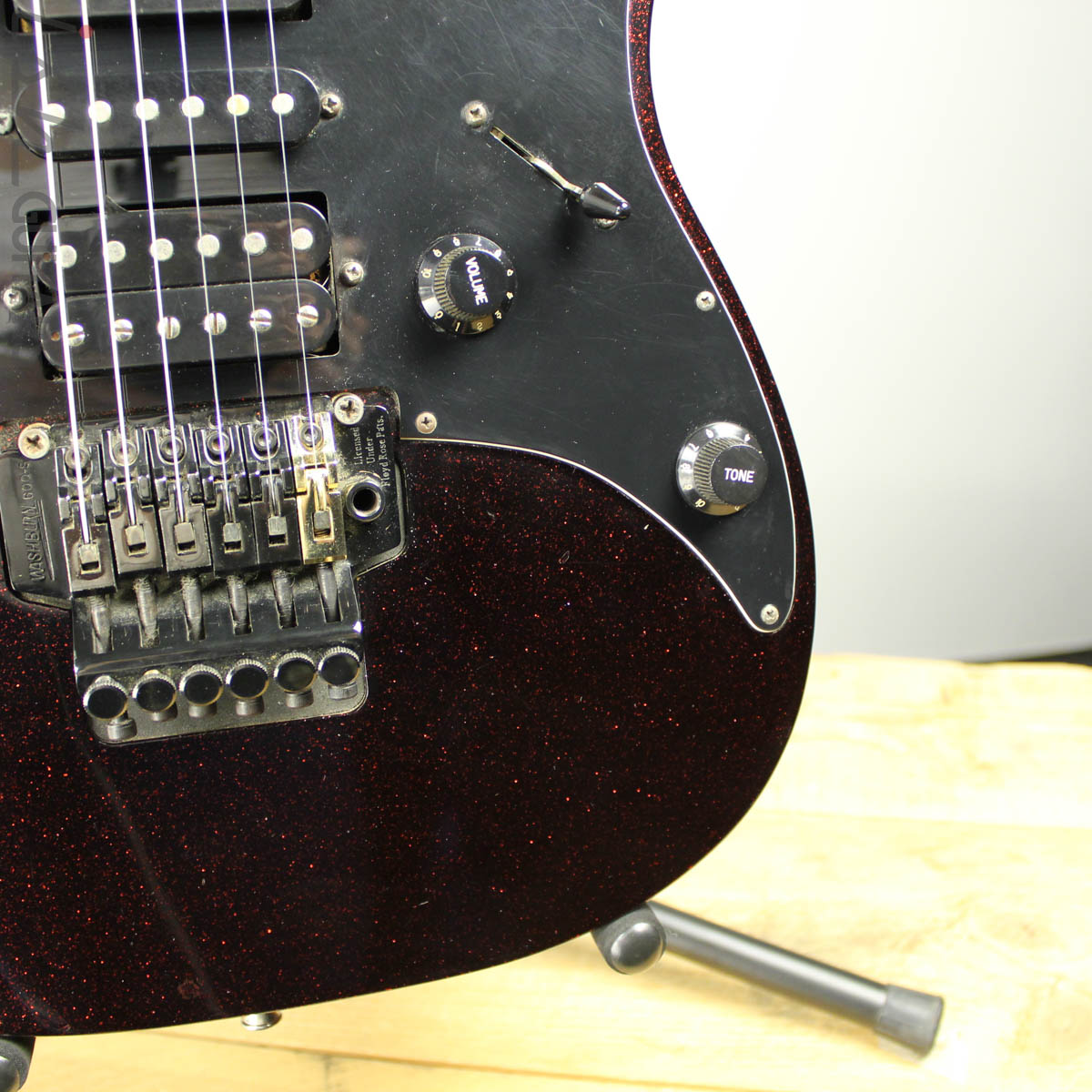 1990s Washburn MG-44 Black Cherry Sparkle – Ish Guitars