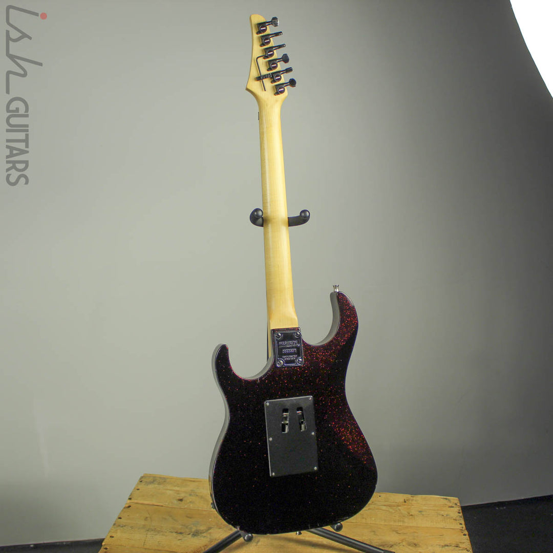 1990s Washburn MG-44 Black Cherry Sparkle