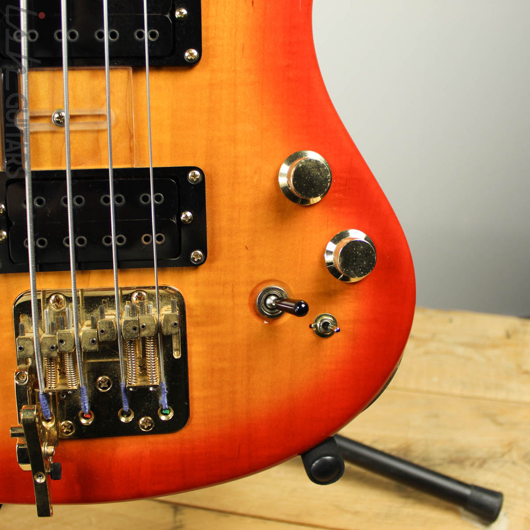 2000’s Fury Tornado Fretless Signed Cherry Sunburst