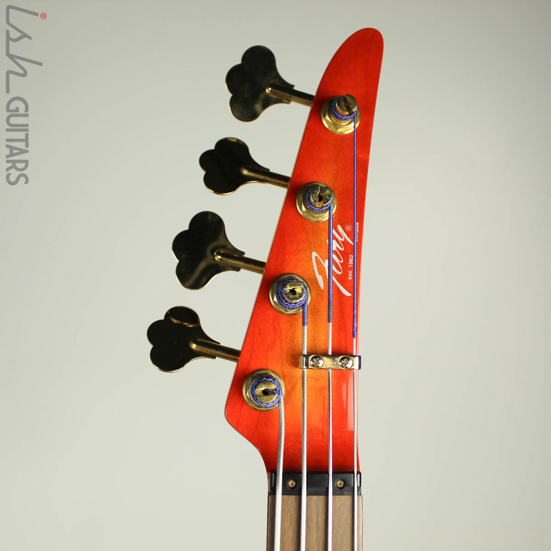 2000’s Fury Tornado Fretless Signed Cherry Sunburst