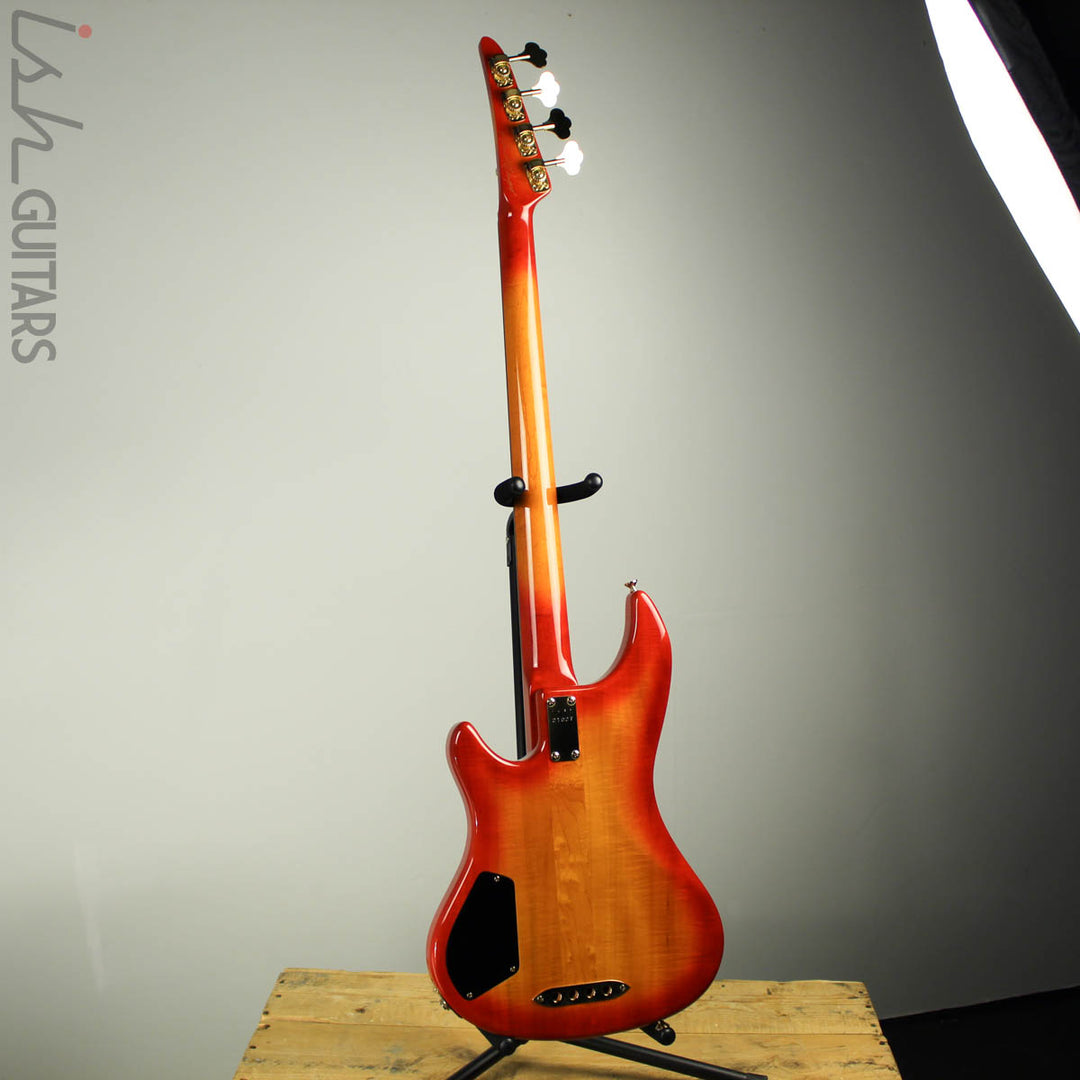 2000’s Fury Tornado Fretless Signed Cherry Sunburst