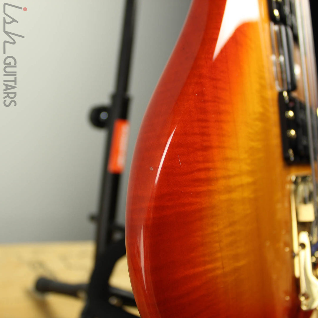 2000’s Fury Tornado Fretless Signed Cherry Sunburst