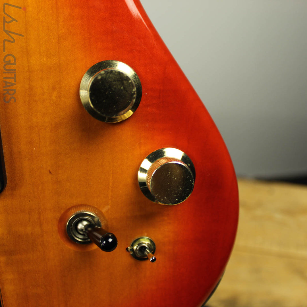 2000’s Fury Tornado Fretless Signed Cherry Sunburst