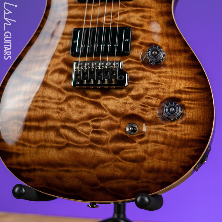 PRS Custom 24 Wood Library Copperhead Burst One Piece Quilt 10 Top
