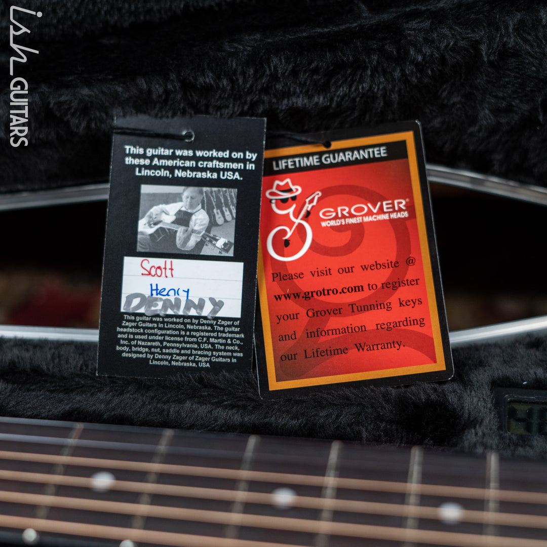 Zager Travel Acoustic-Electric Natural Mahogany