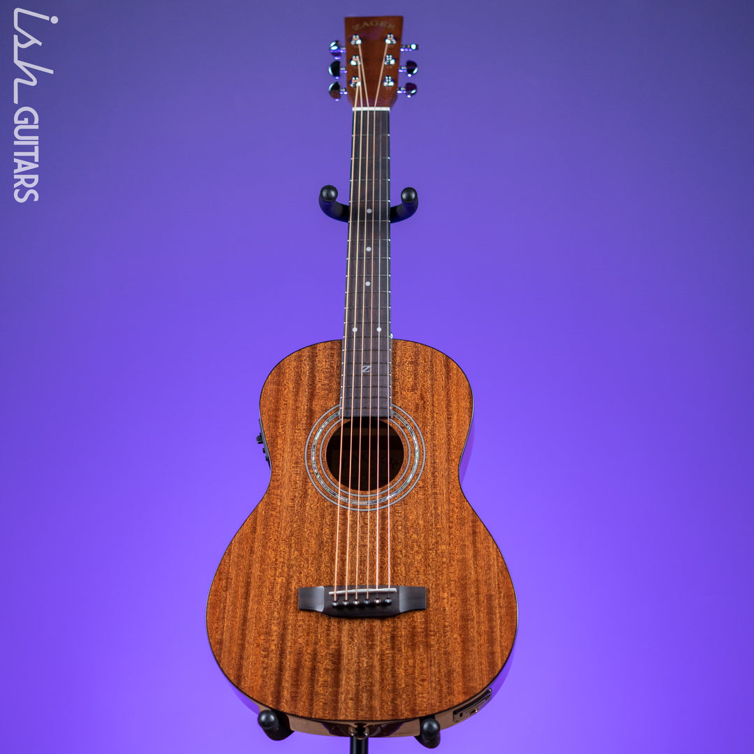 Zager Travel Acoustic-Electric Natural Mahogany